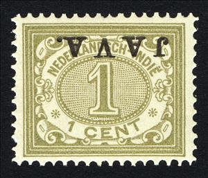 Stamp, Type `Vurtheim` (Overprinted `Java`), Netherlands East Indies,  , Numbers