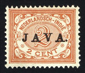 Stamp, Type `Vurtheim` (Overprinted `Java`), Netherlands East Indies,  , Numbers