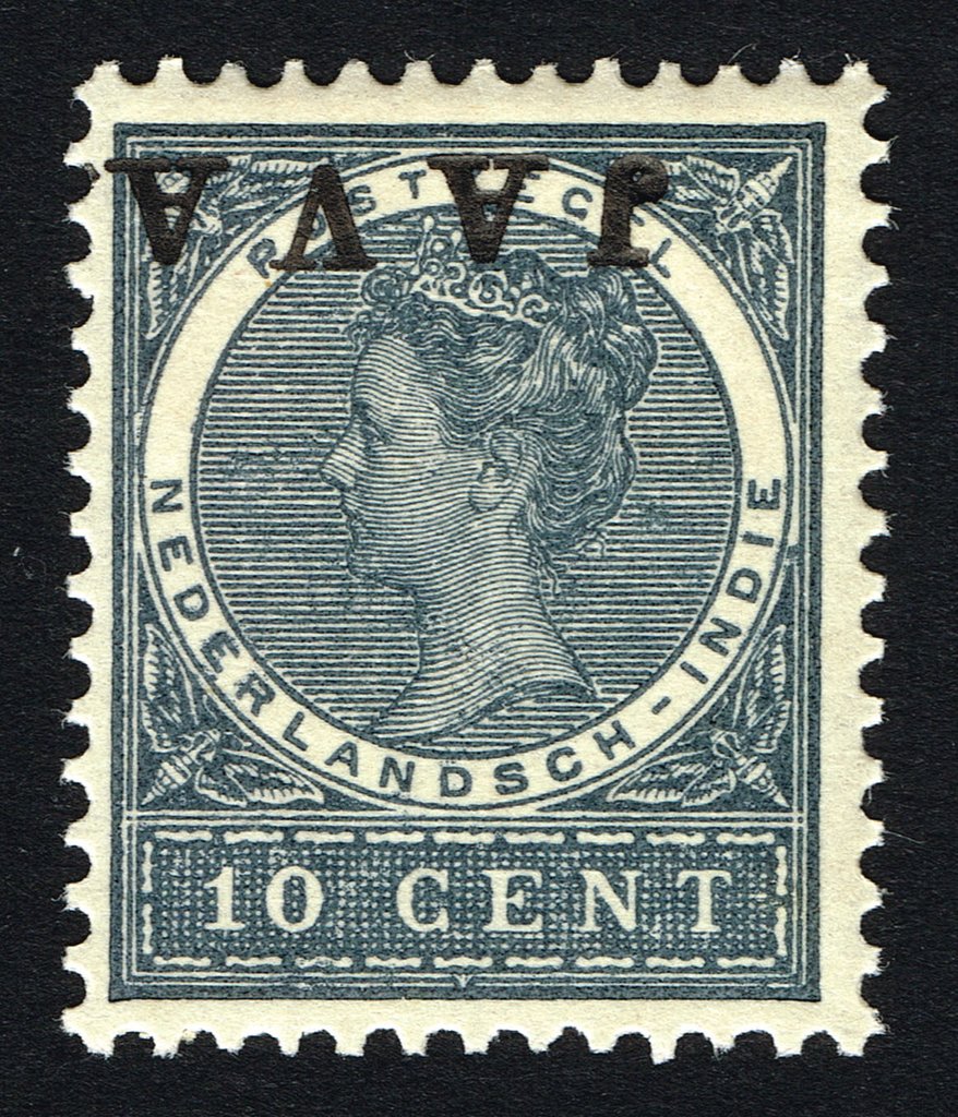 Queen Wilhelmina (Overprinted `Java`)