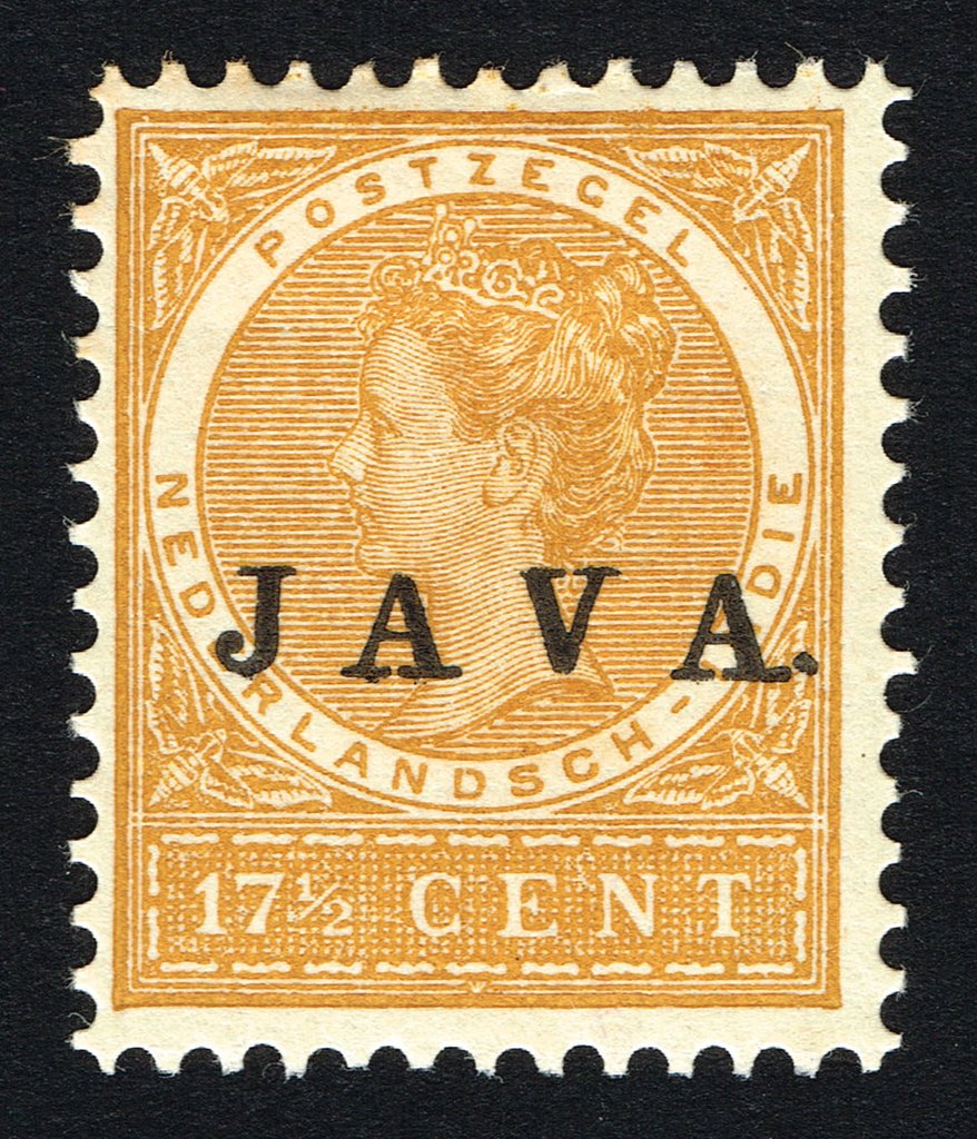 Queen Wilhelmina (Overprinted `Java`)