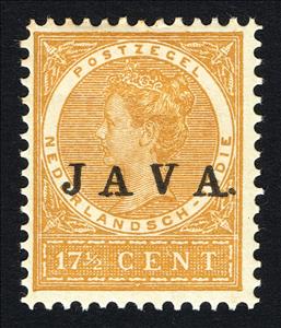 Stamp, Queen Wilhelmina (Overprinted `Java`), Netherlands East Indies,  , Heads of State, Queens