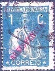 overprint red "ASSISTENCIA"