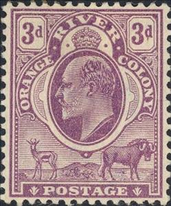 Stamp, King Edward VII, South Africa,  