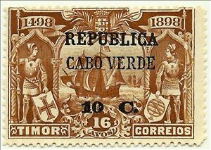 Stamp, 4th Centenary of the Discovery of the Sea Route to India, Cabo Verde,  
