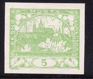 Stamp, Prague Castle, Czechoslovakia,  