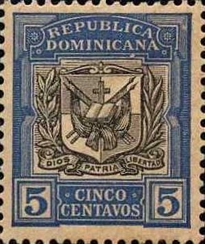 Stamp, Coat of Arms, Dominican Republic,  , Coats of Arms