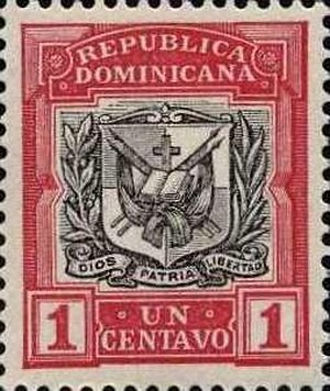Stamp, Coat of Arms, Dominican Republic,  , Coats of Arms