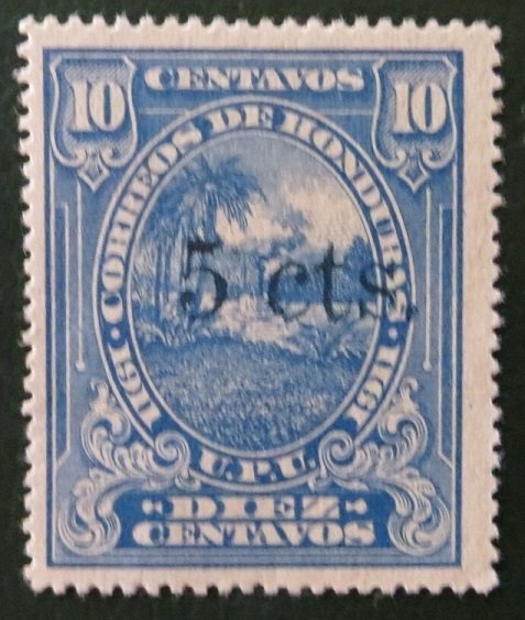 Honduran Scene surcharged