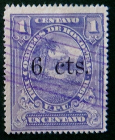 Honduran Scene surcharged
