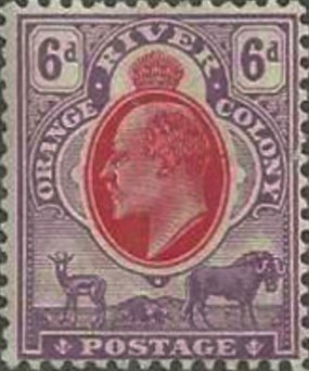 Stamp, King Edward VII, South Africa,  