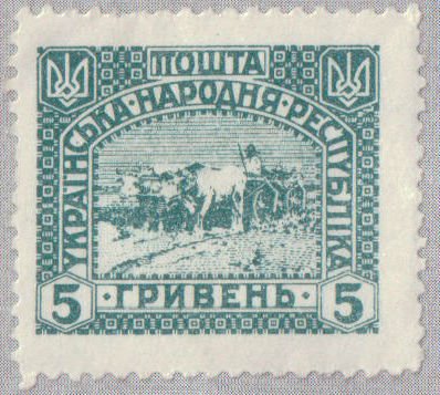 Man with oxcart