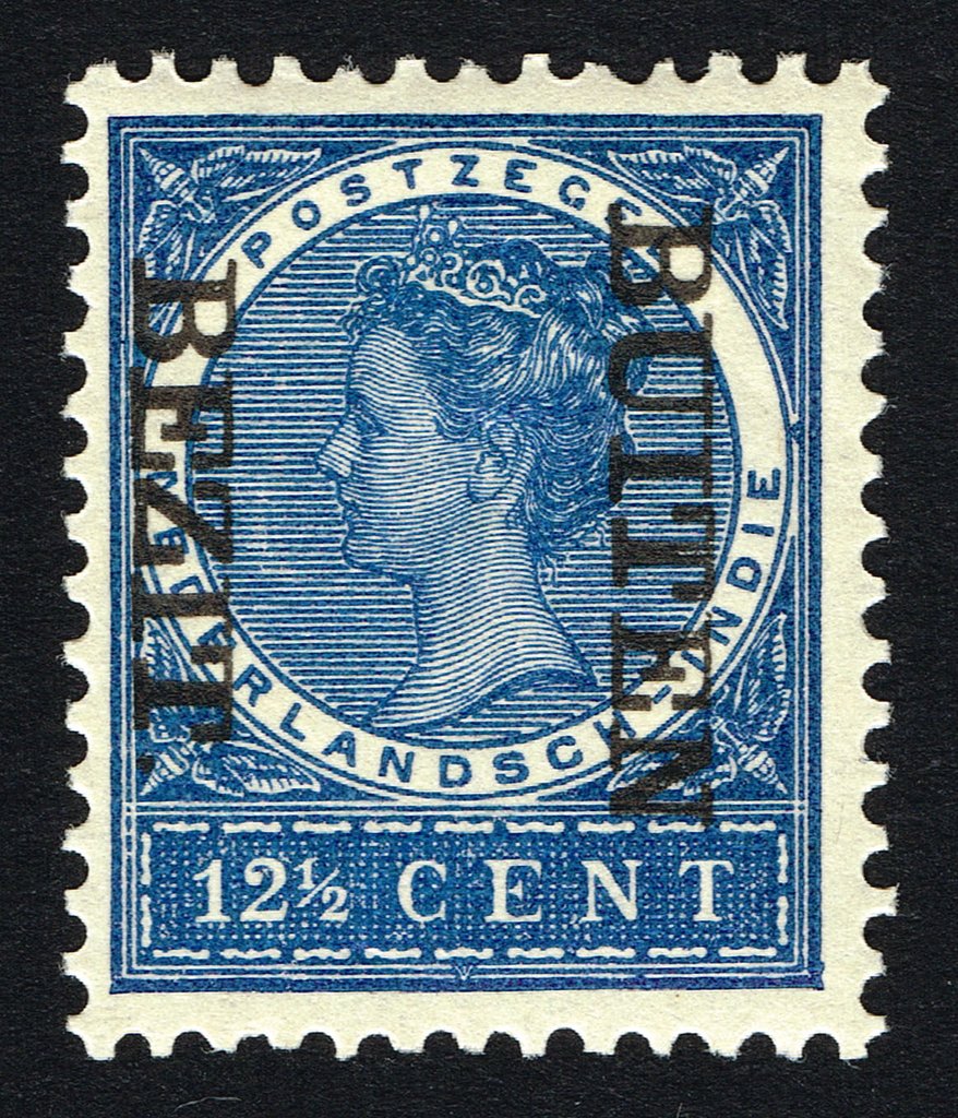 Queen Wilhelmina (Overprinted `Bezit Buiten`)
