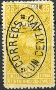 Stamp, Overprinted Correos, Ecuador,  