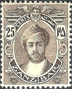 Stamp, Sultan Chalifa bin Harub, Zanzibar,  