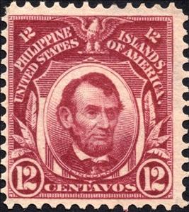 Stamp, Abraham Lincoln (1809-1865), Philippines,  