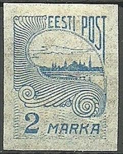 Stamp, Tallinn Skyline, Estonia,  