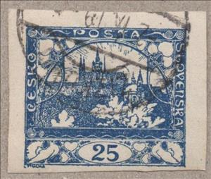 Stamp, Prague Castle, Czechoslovakia,  