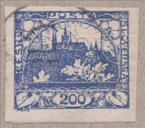 Stamp, Prague Castle, Czechoslovakia,  