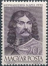 Stamp, Hunyadi János (1385-1456) military leader against the Turks, Hungary,  , Generals