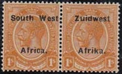 Se-tenant, King George, South-West Africa,  