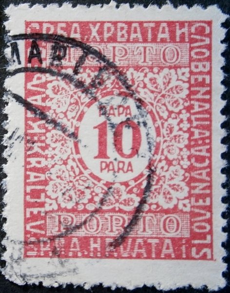 Postage due stamps