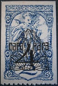 Stamp, Newspaper stamp for Slovenia, Kingdom of Serbs, Croats and Slovenes,  , Nudes