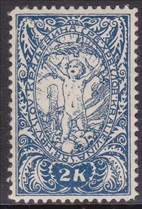 Stamp, Allegories of Freedom, Kingdom of Serbs, Croats and Slovenes,  , Angels, Stylized Figures / Persons