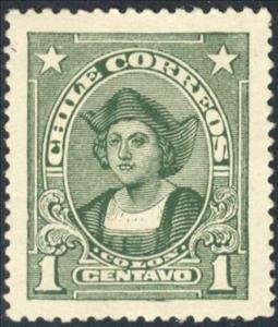 Stamp, Columbus (Colon), Chile,  