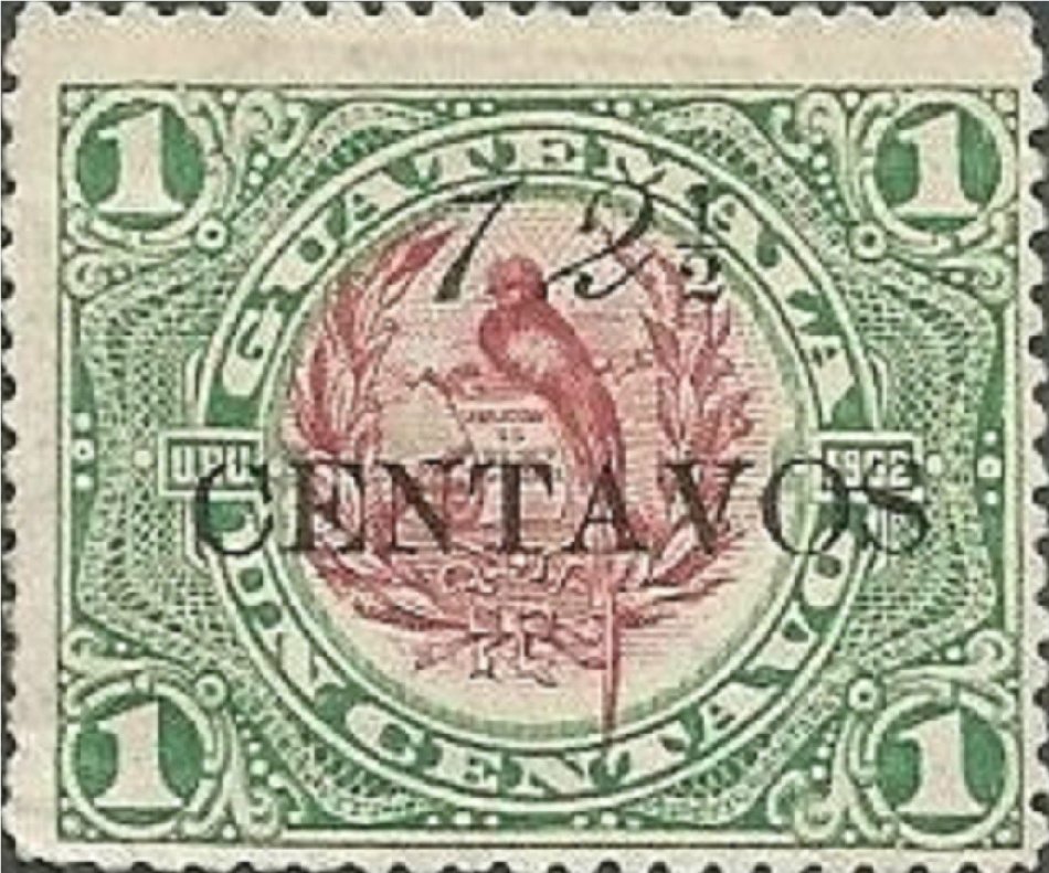 National Emblem - 12 1/2c on 1c