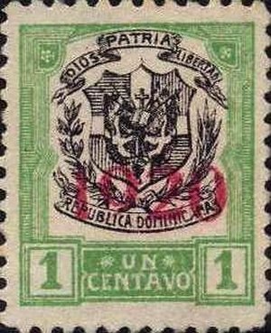 Coat Of Arms, With Red Print Of The Year 1920