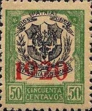 Coat Of Arms, With Red Print Of The Year 1920