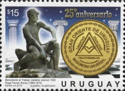 25 years of the Masonic Lodge "Gran Oriente de Uruguay"