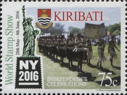 Stamp, World Stamp Show New York 2016, Kiribati,  , Post and Philately, Philatelic Exhibitions