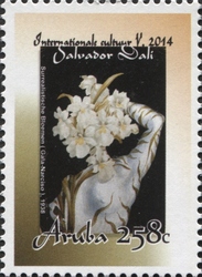 Stamp, Salvador Dalí, Aruba,  , Artists, Fine Arts