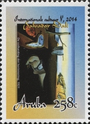 Stamp, Salvador Dalí, Aruba,  , Artists, Fine Arts