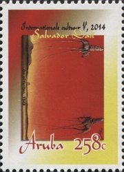 Stamp, Salvador Dalí, Aruba,  , Artists, Fine Arts