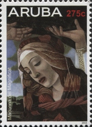 Stamp, Sandro Botticelli, Aruba,  , Fine Arts, Artists