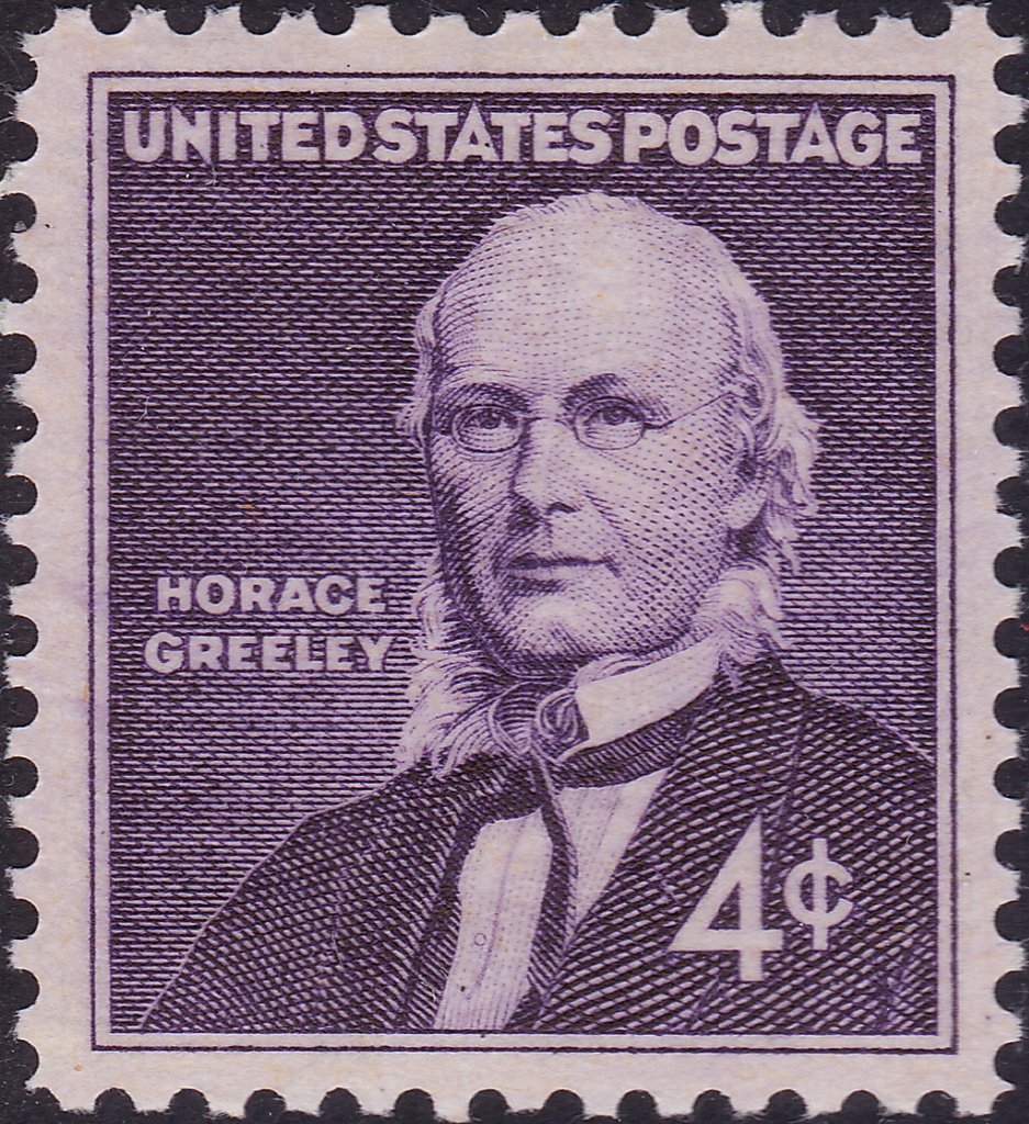 Horace Greeley (1811-1872), Publisher and Editor