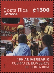 150th Anniversary of the Fire Brigade of Costa Rica
