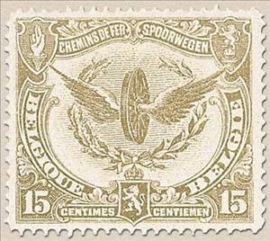 Stamp, Railway Stamp: Issue of Le Havre. Winged Wheel, Belgium,  