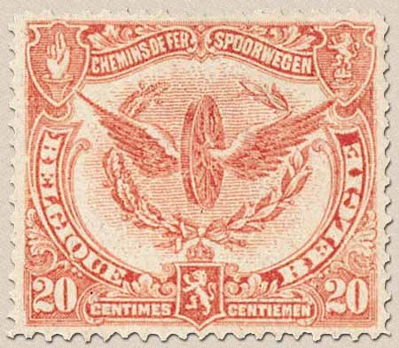 Railway Stamp: Issue of Le Havre. Winged Wheel