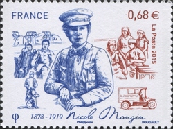 Stamp, War Doctor, France,  , Mankind, Women, World War I and II, History