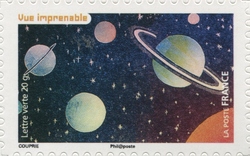 Stamp, The Sight, France,  , Astronomy,  Space