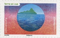 Stamp, The Sight, France,  , Islands, Geography and Meteorology