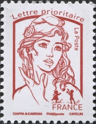 Marianne Priority Letter France