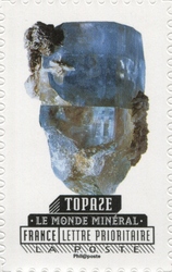 Stamp, Mineral World Booklet, France,  , Minerals, Minerology and Geology