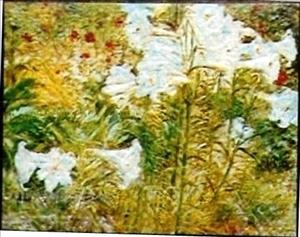 Stamp, Kuroda, Bhutan,  , Flowers, Paintings
