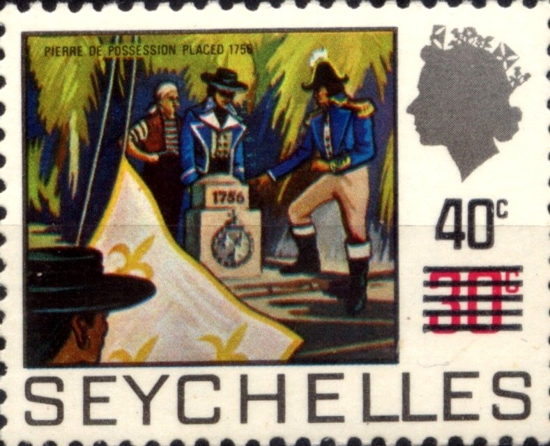 History - Previous Stamps Surcharged