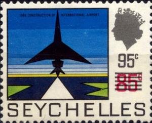 Stamp, History - Previous Stamps Surcharged, Seychelles,  