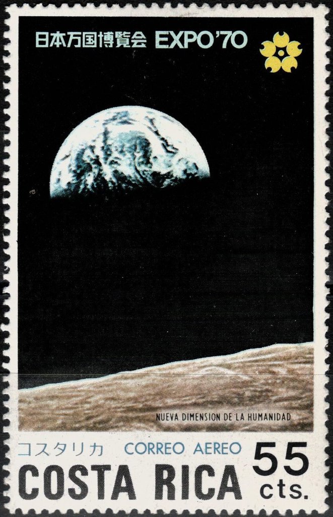 Earth seen from moon